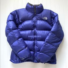 North Face 700 Nuptse Puffer Jacket In Purple / Blue Vintage Iconic 96’ Nuptse Style 700 Fill Insulation Trendy Pinterest Y2k Fashion Excellent Condition Item Professionally Cleaned Before Shipment *Buyers Be Sure Our Watermark Matches Our Account @Babyspicevntg! North Face 700, Blue Vintage, North Face Jacket, Y2k Fashion, Puffer Jacket, Insulation, North Face, Blue And Purple, The North Face