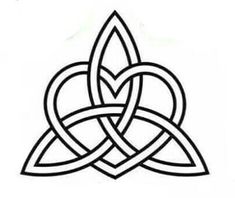 an image of a celtic knot tattoo design on a white background with the words,