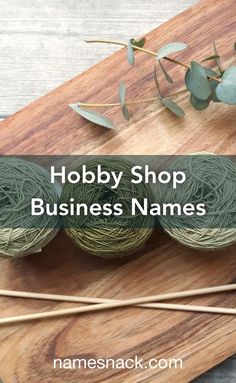 10 enticing name ideas for your hobby shop business. Handmade Business Names, Boutique Names Ideas, Store Names Ideas, Boutique Names, Planner Dividers, Small Business Planner, Handcrafted Decor, Name Ideas