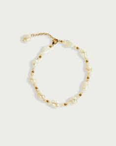 Kayla Pearl Bracelet | En Route Jewelry En Route Jewelry, 18th Bday, Wishlist Ideas, Jewelry Accessories Ideas, Dope Jewelry, Jewelry Lookbook, Pearl Flower, Accessories Ideas, Girly Jewelry