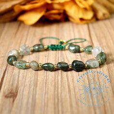 Raw Moss Agate Stone Dainty Bracelet Natural Rough Gemstone Bead Minimalist Bracelet 5MM Skinny Bead Delicate Anklet Adjustable Yoga Crystal Bracelet Gift ✨✨Material :Moss Agate, Natural Stones, Natural Crystal, Raw Stone Quality: AAA+ Length: fit for 6.3 ~ 7.3 inches wrists Size: Adjustable Beads size: 4-5mm + Free gift pouch It is good gift for your friends, families, mom, sister, wife, oneself ✨✨Fast Rush Delivery: We specialize in rush deliveries and guarantee your deadline. Better Pricing: Moss Agate Stone, Dainty Bracelet, Sister Wife, Natural Stone Jewelry, Yoga Gifts, Minimalist Bracelet, Dainty Bracelets, Gift Pouch, Rough Gemstone