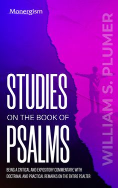 the book cover for studies on the book of psalmss