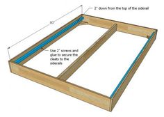 the diagram shows how to build a raised garden bed with two sides and one end