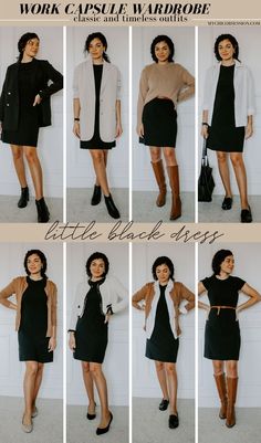 Your Guide to a Chic and Classic Work Capsule Wardrobe - MY CHIC OBSESSION Work Capsule Wardrobe, Capsule Wardrobe Dresses, Classic Work Outfits, Workwear Capsule Wardrobe, Workwear Capsule, Work Capsule, Capsule Wardrobe Work