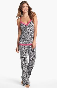 Love two piece tank(camisole) top pajamas, in great prints. Salvage Camisole Pajamas | Nordstrom Knit Pajamas, Tartan Pants, Womens Pajama, Cozy Pajamas