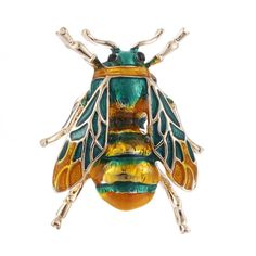 PRICES MAY VARY. Enamel Cicada Insects Corsage Brooch Pins for Women Clothing Accessories Size:Length: 3.5cm/1.4", Width: 2.5cm/1", Weight: 8g. Material:Alloy,Style:retro Usage:Unisex Dress Skirt Bags Hats Scarf Best Jewelry for unisex Clothes Accessories Dear customers,welcome to our Amazon Jewelry Store,we are so honored to serve for you.If you have any question,pls don’t hesitate to contact with us.you can send us an Email,we will reply you within 12 hours  About Our Jewelry  Most of our jewe Insect Brooch, Bee Pin, Small Scarf, Bee Jewelry, Bee Brooch, Woman Personality, Scarf Pin, Pearl Hair Pins, Black Spider