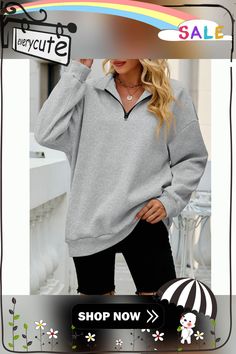 Light Gray Zipper-up Fleece Pullover Sweatshirt Long Sleeve Sweatshirt With Zipper For Outdoor, Gray Sweatshirt For Outdoor Fall Activities, Outdoor Half-zip Sweatshirt With Ribbed Cuffs, Gray Fleece Long Sleeve Sweatshirt, Winter Crew Neck Sweatshirt With Zipper Closure, Gray Long Sleeve Fleece Sweatshirt, Winter Crew Neck Sweatshirt With Zipper, Winter Sweatshirt With Zipper And Crew Neck, Sporty Long Sleeve Sweater With Zipper Closure