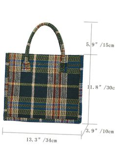 Trendy Rectangular Canvas Bag For Fall, Casual Square Satchel For Fall, Fall Rectangular Canvas Bag, Fall Season Rectangular Canvas Bag, Casual Square Shoulder Bag For Fall, Green Rectangular Shoulder Bag For Fall, Blue Rectangular Bag For Fall, Rectangular Blue Bag For Fall, Large Capacity Green Bag For Fall