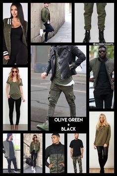 Olive Green And Black Outfit, Youth Group Outfits, Youth Group Outfit