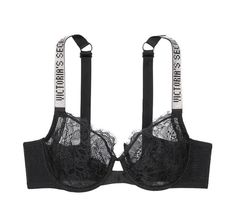 #ad Top Rated NWT Victoria's Secret Very Sexy Shine Strap Unlined Demi Bra Sz 42C Black Lace, Fashion Bra Black Lace Fashion, Full Cup Bra, Unlined Bra, Cup Sizes, Full Coverage Bra, Demi Bra, Support Bras, Victoria Secret Bras, Bra Styles