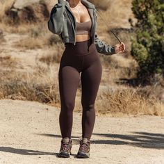 Matte Collection Leggings Espresso/Brown Super Cute Neutral Full Length Naked Feeling Very Soft Dark Brown Leggings Outfit, Colored Flare Leggings, Brown Leggings Outfit, Dark Brown Leggings, Brown Leggings, Leggings Outfit, Espresso Brown, Flare Leggings, Workout Outfit