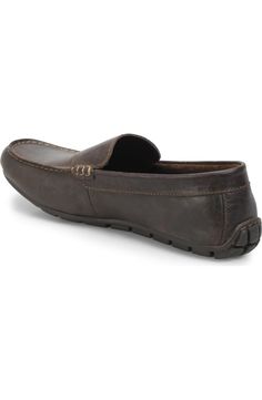 Product Image 13 Casual Brown Swift Leather Loafers, Cushioned Moc Toe Leather Shoes, Leather Moc Toe Shoes With Cushioned Footbed, Leather Shoes With Cushioned Footbed And Moc Toe, Leather Moc Toe Driving Moccasins, Casual Leather Driving Shoes With Stitched Sole, Casual Swift Leather Moc Toe Loafers, Casual Slip-on Leather Shoes With Leather Lining, Casual Moc Toe Loafers In Swift Leather