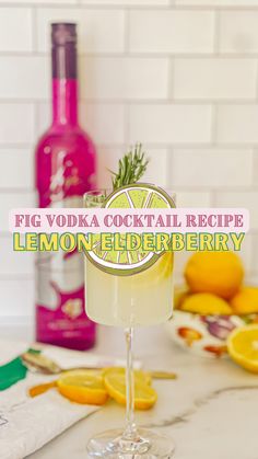 Elderberry Cocktail, Fig Vodka, Easy Cocktail Recipe, Mimosa Cocktail, Spicy Drinks, Mule Recipe, Dessert Recipes For Kids, Vodka Cocktails Recipes, Vodka Cocktail