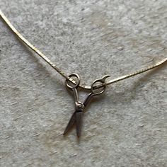 14k Gold Scissors Necklace Preowned Condition Scissors Necklace, Scissor Necklace, Gold Scissors, Womens Jewelry Necklace, Jewelry Necklaces, Women Jewelry, Women Shopping, Gold, Color