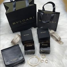 Preowned. Bvlgari Jewelry Box Set. All Included Except My 18k Gold Bangle, Ring And Earrings. Luxury Jewelry Gift With Original Box, Luxury Jewelry Gift In Original Box, Luxury Jewelry With Vvs Clarity For Evening, Luxury Vvs Clarity Jewelry For Evening, Luxury Jewelry With Box For Anniversary, Luxury Jewelry For Anniversary With Box Included, Elegant Formal Jewelry With Original Box, Modern Formal Jewelry With Box Included, Luxury Jewelry With Gift Box