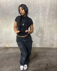 Baggy Cute Outfits, Touring Outfits, Fitted Shirt Outfit, Birthday School Outfit, Plus Size Y2k Outfits, Outfit Inspo Casual, Mia 3, Looks Street Style, Streetwear Fashion Women