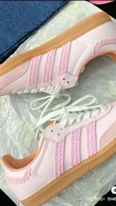 Pink Samba, Staple Shoes, Trendy Shoes Sneakers, Preppy Shoes, Pretty Shoes Sneakers