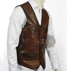 Erkek Kahverengi Deri Yelek %100 Kuzu Derisi, Yumuşak Deri, Ücretsiz Kargo - Etsy Turkey Fitted Brown Winter Vest, Fitted Western Style Winter Vest, Fitted Western Vest For Winter, Fitted Leather Winter Vest, Fitted Leather Vest For Winter, Classic Brown Vest For Winter, Vintage Formal Winter Vest, Christmas Gift Ideas For Him, Brown Leather Vest