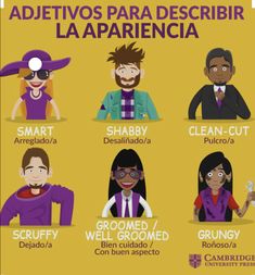 the spanish language poster for an event with people in different outfits and hats on them