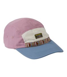 Lightweight, weather-ready and perfect for three-season wear, this five-panel hat with a fun colorblock design is made from the same water-resistant fabric as our Mountain Classic Anorak. Relaxed Fit. UPF 50+ rated fabric blocks at least 97. 5% of the sun's UV rays – 10x more than a white cotton tee. Internal sweatband is a moisture-wicking blend of 60% polyester and 40% Coolmax polyester®. Wind- and water-resistant supplex nylon fabric. Machine wash and dry. Imported. | Adults' Mountain Classic 5 Panel Hat Women, Hat Trends 2024, 5 Panel Hat Outfit, Cap Inspiration, Five Panel Hat, Cute Summer Shirts, Fabric Blocks, Retro Hat, Hiking Hat