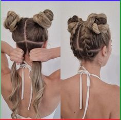 This post: 28 Fun Graduation Party Finger Food Ideas / Post updated 2/2024 It’s hard to believe, but graduation season is creeping up on us, which means it’s time to… Summer Up Dos Long Hair, Chic Bun, Braided Space Buns, Rave Hair, Space Buns, Peinados Fáciles Para Cabello Corto, Pool Day, Work Hairstyles