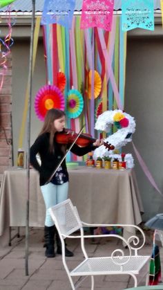 Mexican music violin soloist, fiesta party, colorful background Violin Soloist, Mexican Horse, Horse Pinata, Mexican Music, Music Violin