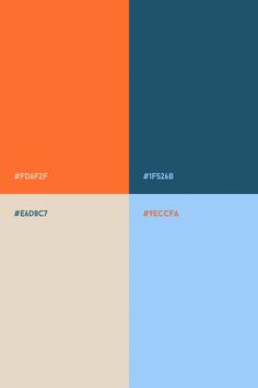 Orange, dark turquoise, beige and baby blue color palette Navy And Orange Palette, Periwinkle Orange Color Palette, Navy Orange Palette, Bright Orange Colour Palette, Beige Blue Palette, Orange Blue Cream Color Palette, Aviation Color Palette, Yellow And Blue Color Scheme, Orange And Blue Color Palettes