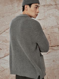 Editor's NotesSOLEW’s sweater gives casual and minimal look with wool fabric and unique texture.- Round neck sweater- Long sleeves- Ribbed cuffs and hem- Comfortable fit- Wool fabric- Unique textureMeasurements(in.)M(100) / L(105)- Length: 26.8in. / 27.6in.- Chest: 43.3in. / 45.3in.- Sleeve: 32.3in. / 32.9in.*Model Info: 6’1’’ Fitting Size M(100)Composition & Care- 100% Wool- Dry clean onlyDesigner- by SOLEW Minimal Look, Round Neck Sweaters, Wool Fabric, Wool Sweaters, Grey Sweater, Long Sleeve Sweater, Round Neck, Comfort Fit, Wool