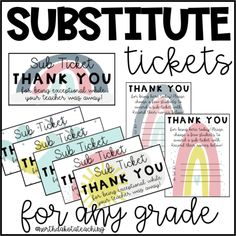 thank you for any grade student in the class with this subsite ticket set