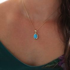 Turquoise Necklace*14k Fashion Gold Necklace For Mother Lovers*For Mom Birthstone Pendant Dainty Christmas Gift  # Features * Gram:2.95 gr(approximate weight) * Size:45cm  * Production Method:Casting * 14 K (0,585 in gold) * Closure :Spring ring * Chain:Forse *Special Gift Box  *Like all precious jewels,it comes in its own gift box. *Can include a little gift note  *The Gold Body Of the Polished By Hand. *Available in White gold or Rose Gold choosing *Products invoiced. You can buy confidently. Real Turquoise Jewelry Necklaces, Blue Turquoise Birthstone Pendant Necklace, 14k Gold Turquoise Necklace For Gift, Turquoise Gemstone Necklace For Anniversary, Oval Turquoise Necklace In Yellow Gold As Gift, 14k Gold Turquoise Birthstone Necklace, Yellow Gold Oval Turquoise Necklace Gift, Blue Turquoise Gemstone Necklace For Anniversary, Oval Yellow Gold Turquoise Necklace As Gift