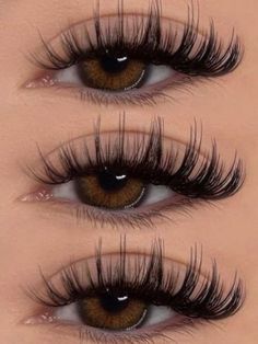 some of my FAV cluster lashes - at home/strips Eyelash Extensions Inspiration, Extra Birthday Nails Long, Whispy Lashes Eyelashes, Eyeliner With Lashes, Eye Lash Extensions Styles, Long Lashes Makeup, Lashes Ideas, Lash Ideas