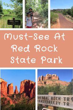 the red rock state park in colorado with text that reads must see at red rock state park