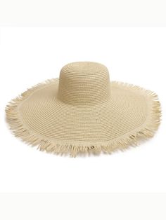 The802Gypsy Accessories/HATS Cream / FREEZE GYPSY GIRL-Large Brim Beach Hat Flowy Sundress, Straw Hat Beach, Trendy Beach, Blue Zones, Beach Vacations, Pool Parties, Acrylic Fiber, Sunny Beach, Woman Weaving