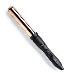 Foxybae 32mm Wanderlux Rose Gold Curling Wand   What It Is  Life’s a beach, stunna shades and bodacious waves. With FoxyBae’s 32mm Wanderlux wand, you can be your own stylist and can get the longest lasting swoon-worthy beach waves anytime, anywhere! This Rose Gold Titanium wand quickly distributes heat to create shiny cascading waves in minutes.    What You Get        Wanderlux 32mm Rose Gold Curling Wand (approx. 12"L x 1.5"W x 1"H)     What It Does        Efficiently styles hair while releasi 3 Barrel Curling Iron, Barrel Curling Iron, Hair Crimper, Barrel Curls, Girl Crafts, Curling Iron Hairstyles, Tools For Women, Curling Wand, Hair Rollers