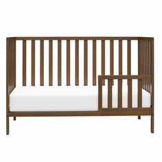 Universal Daybed and Toddler Rail - Walnut Toddler Daybed, Convertible Toddler Bed, Convertible Cribs, Baby Cribs Convertible, Toddler Mattress, Chest Coffee Table, Nursery Crib, Convertible Crib, Rocker Recliners