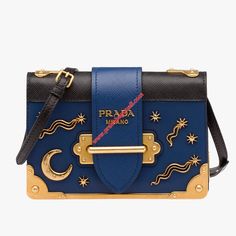 Prada Cahier Bag, Blue Handbags, Authentic Designer Handbags, Classic Handbags, Handbag Outlet, Purses Designer, Handbags Michael Kors