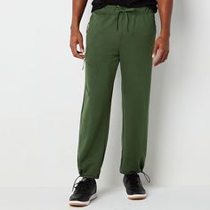 Mix up your activewear looks with this pair of Xersion men's workout pants. Crafted from a moisture-wicking and quick-dry fleece with recycled fabric to keep you cool and dry during your workouts, this style is cut for a mid-rise with straight legs, a flat front elastic-waist and side zip pockets to hold your essentials. Team them with a tee or hoodie. Front Style: Flat FrontFeatures: Moisture Wicking, Quick Dry, Dri FitClosure Type: Full ElasticFit: Regular FitPockets: 2 Side Zip PocketsRise: M Sporty Stretch Cargo Pants For Workout, Sportswear Stretch Sweatpants With Side Pockets, Stretch Sportswear Sweatpants With Side Pockets, Athleisure Cargo Pants With Elastic Waistband For Workout, Athleisure Cargo Pants With Elastic Waistband For Sports, Athleisure Cargo Pants For Sports, Stretch Sports Cargo Pants, Sporty Stretch Cargo Pants With Moisture-wicking, Moisture-wicking Sportswear Cargo Pants For Workout