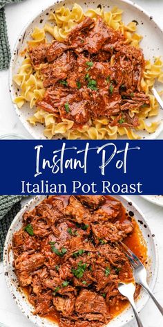 instant pot roast recipe with pasta and meat