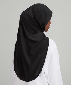 With its over-the-head design, this hijab slips on with ease. Wear it wrapped around your shoulders or tucked into your top for total comfort with any outfit. Designed for On the Move. S/M Face opening height: 25.5cm (10"):M/L Face opening height: 28cm (11"). More wearing, less washing. Powered by our No-Stink Zinc technology to inhibit the growth of odour causing bacteria on the fabric. 'Wash with like colours', 'Machine wash cold', 'Do not bleach', 'Tumble dry low', 'Do not iron', 'Do not dry Muslim Veil, Instant Hijab, Style Hijab, Hijab Fashion Inspiration, Head Design, Abayas Fashion, Hijab Fashion, Scarf Wrap, Fashion Inspiration