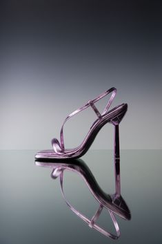 Chiltern St is a squared toe asymmetric strap sandal with a 100mm heel. Our beautiful sole is underset by our feature heel with a metal top piece, signature of the brand, in metallic pink. For easy wearability, the inside of the sandal features elastic to help with comfort. #lamaralondon #style #glamour #shoe #heels #party #fashion #chic #aesthetic Metallic Pink, Strap Sandals