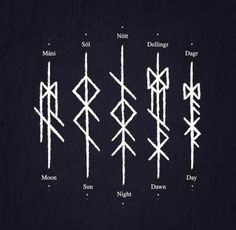 four different types of arrows drawn on a black background