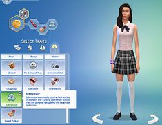 the character is wearing a school uniform