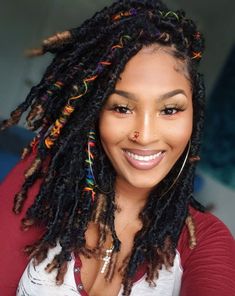 locs locks goddess theglossychic braided braiding instagram slay hairstyle beautiful braid ponytail glossychic dreadlocks Goddess Locks, Crochet Faux Locs, Tan Skin Blonde Hair, Marley Hair, Faux Locs Hairstyles, Beautiful Braids, Boho Braids