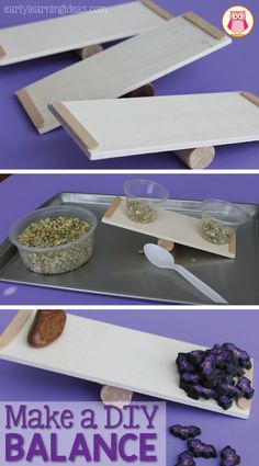 the process to make a diy balance tray