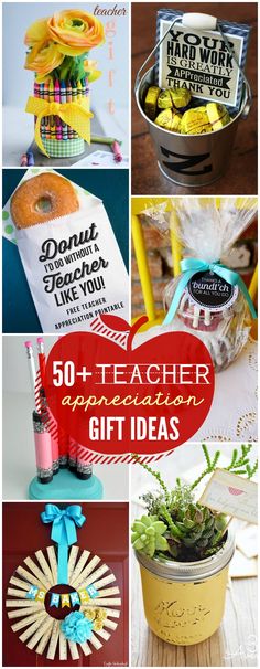 the top ten teacher appreciation gift ideas for teachers and their students to give back this year