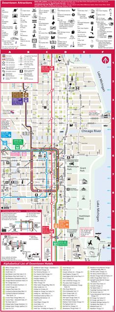 the subway map is shown in red and green, with directions to different locations on it