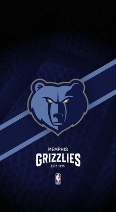 the grizzles logo is shown on a blue and black background with white stripes