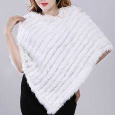 Description Commodity:Winter Fur Capes Coat Women Real Rabbit Fur Pullover Poncho Bridal Wedding Party Material: Real Rabbit Fur; Size: Perimeter 150cm=59inch;         The length 65cm=25.59inch ; (size error 1-2cm)  Color:See the Picture Friendship reminder: 1.Because real fur is squeezed for too long time in transit，when you receive it,shake it to let the float hair gone, also can use hair dryer with cold temperature to make the fur fluffy, then the fur hat will get a good looking, dry clean on White Winter Poncho Cape, One Size Winter Cape, Elegant Winter Poncho One Size, White Long Sleeve Outerwear For Christmas, Elegant White Poncho For Winter, White Long Sleeve Cape For Fall, Elegant White Winter Poncho, Fitted Long Sleeve Cape For Winter, Fitted Long Sleeve Winter Cape