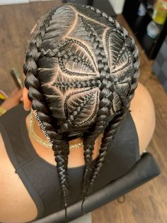 Two braids with design for men Two Braids With Design, Twist Hair Men, Braids For Men, Braid Styles For Men, Boy Braids Hairstyles, Cornrow Hairstyles For Men, Braids For Boys, Kid Braid Styles