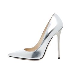 Pumps , Free Shipping to Worldwide | FSJ Silver Heels With Leather Sole And Pointed Toe, Silver Pointed Toe Heels With Leather Sole, Classic Silver High Heels, Silver High Heel Heels With Leather Sole, Luxury Silver Heels With Leather Sole, Silver Fitted High Heel Court Shoes, Pointed Toe Wedding Shoes For Galas, Silver Pointed Toe Heels For Galas, Silver Metallic Heels